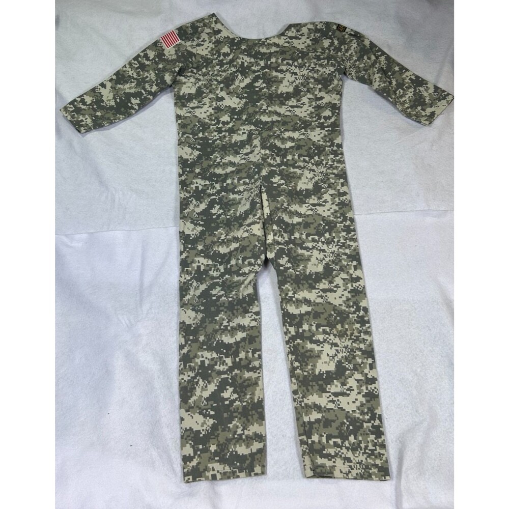 Rubies Boys Camouflage Military-Style Jumpsuit Halloween Costume Sz Medium